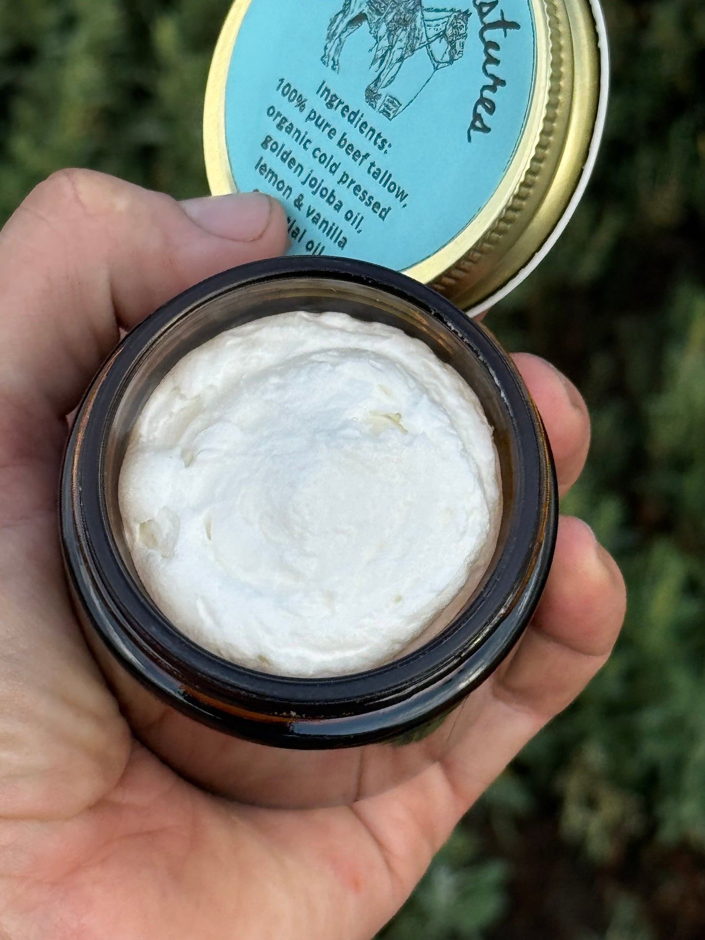 Summer Pastures - Lemon + Vanilla Whipped Cowboy Lotion Beef Tallow Based Skincare Blend