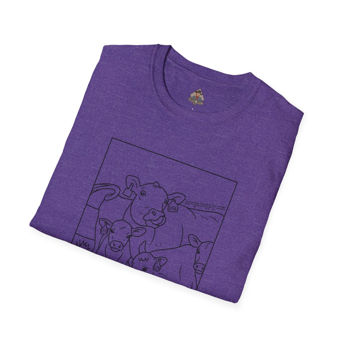 Mineral Lickin' Pairs, Softstyle Cow Tee