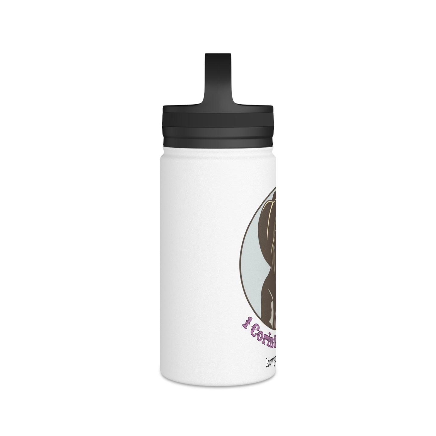1 Cor 15:10 Stainless Steel Water Bottle