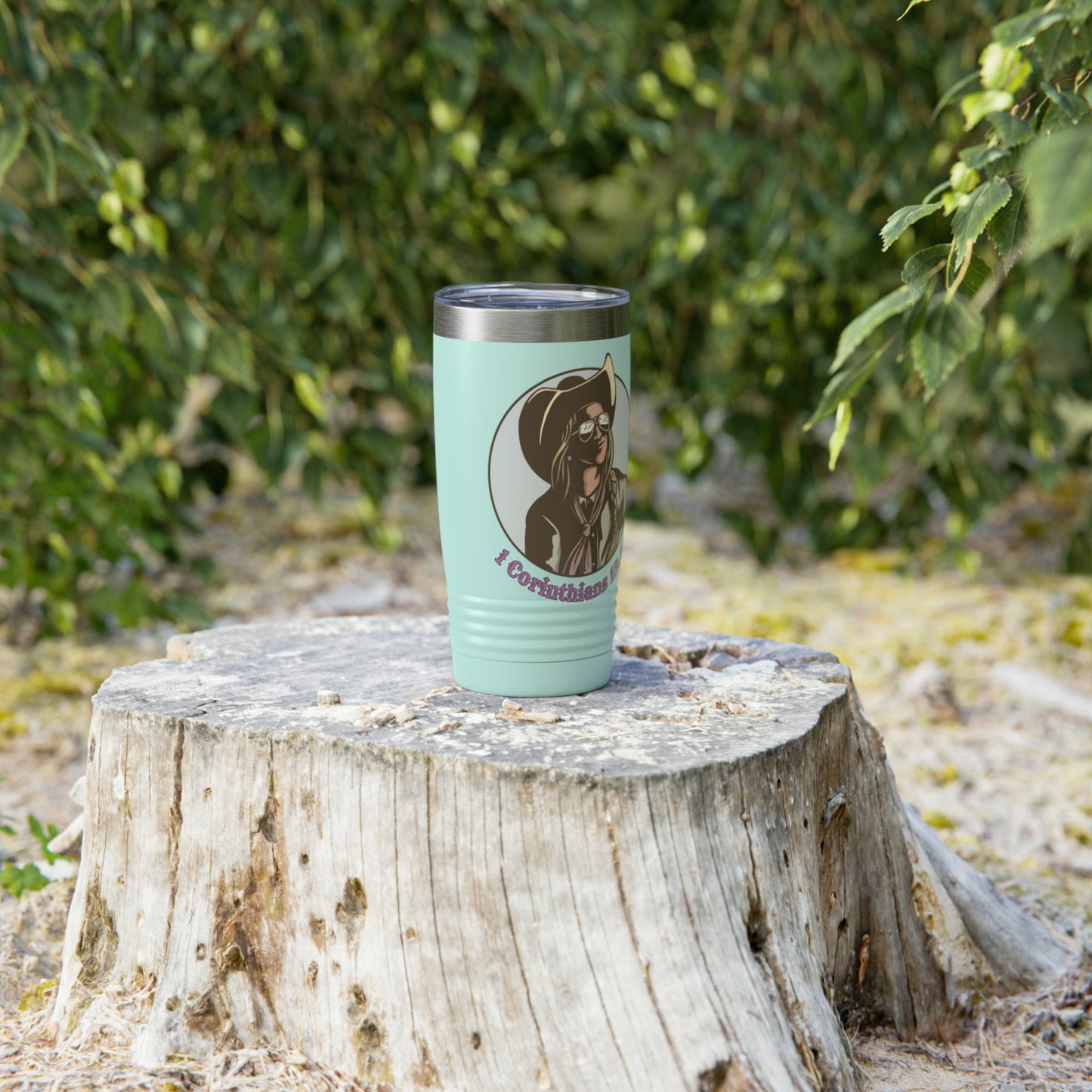 1 Cor 15:10, 20oz Polar Camel Travel Mug