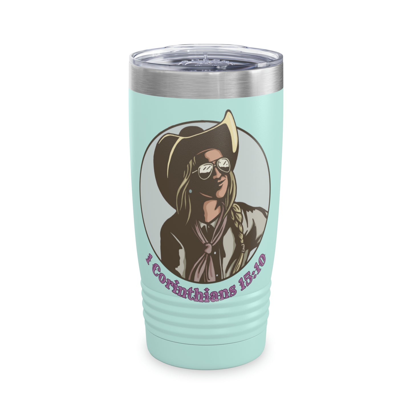 1 Cor 15:10, 20oz Polar Camel Travel Mug