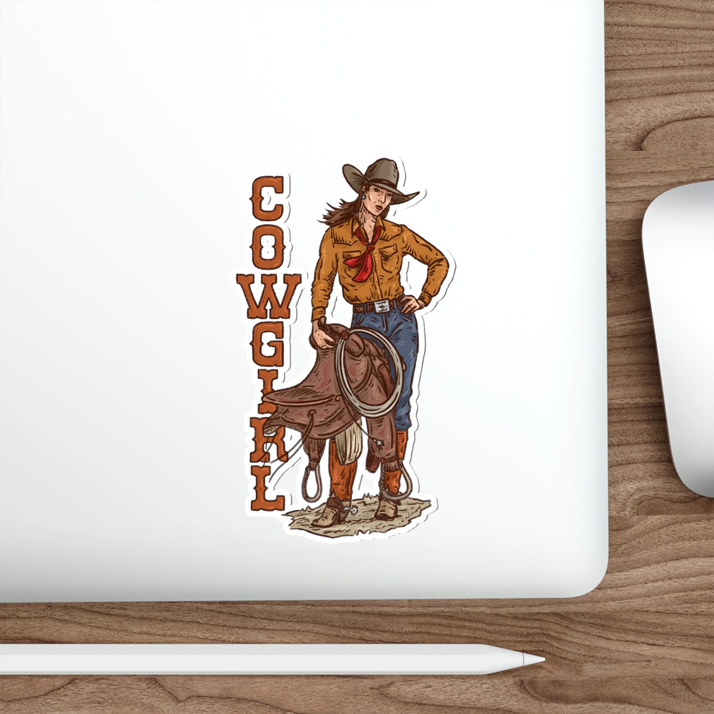 Cowgirl Stickers
