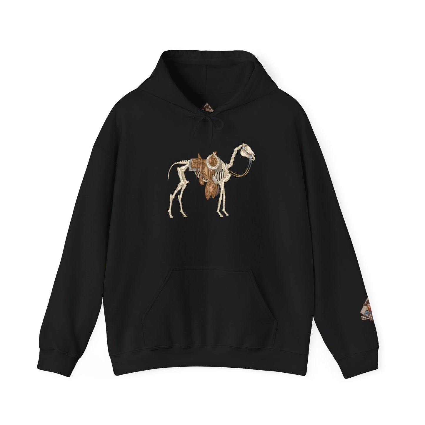 Bones Bridle Horse Fall Design, Cozy Fashion Sweatshirt for All Seasons, Perfect Gift for Animal Lovers, Casual Wear