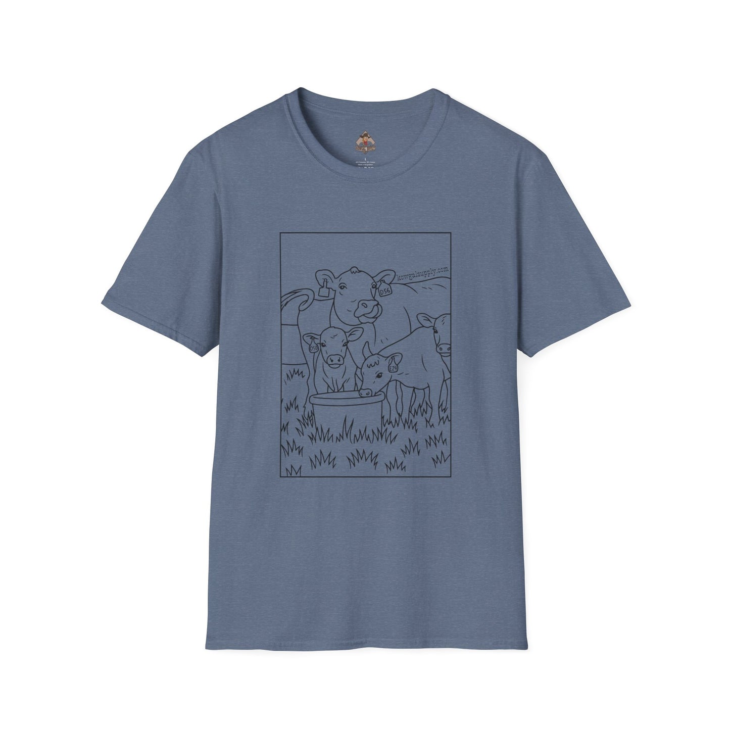 Mineral Lickin' Pairs, Softstyle Cow Tee