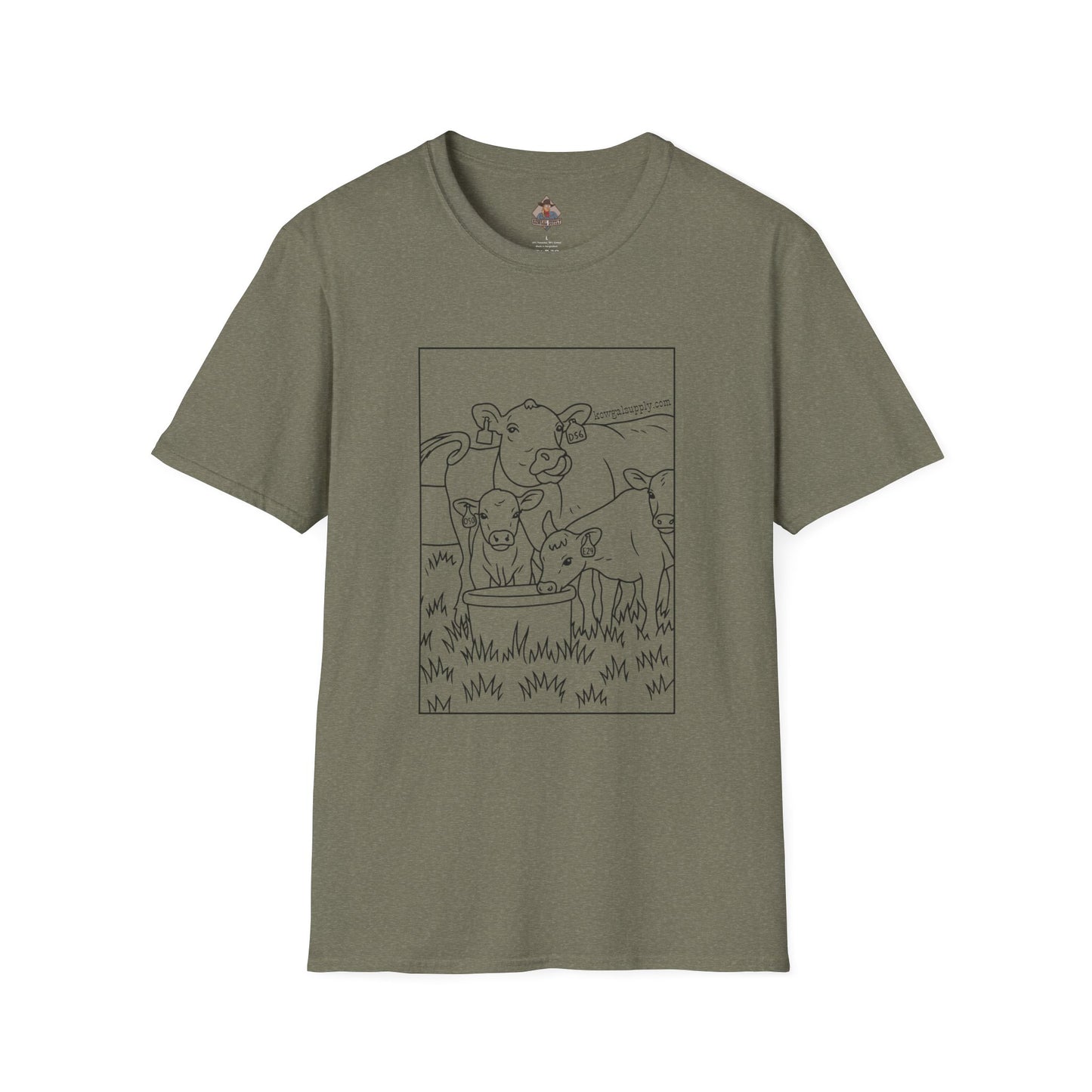 Mineral Lickin' Pairs, Softstyle Cow Tee