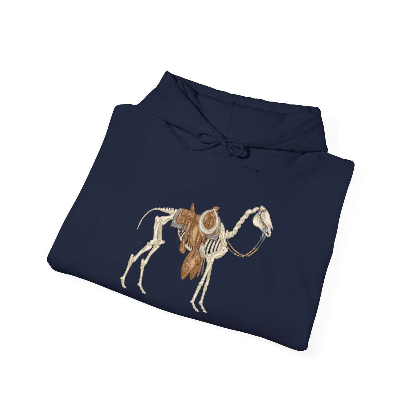 Bones Bridle Horse Fall Design, Cozy Fashion Sweatshirt for All Seasons, Perfect Gift for Animal Lovers, Casual Wear