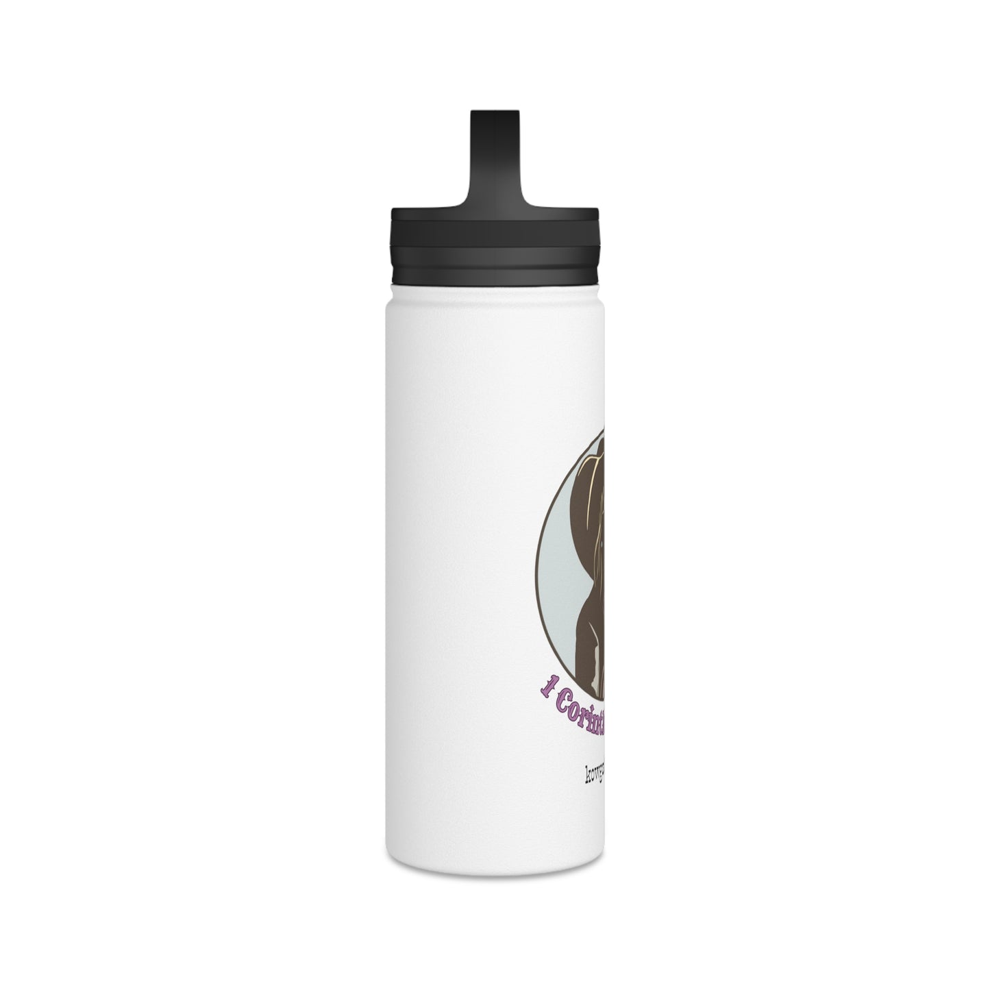 1 Cor 15:10 Stainless Steel Water Bottle