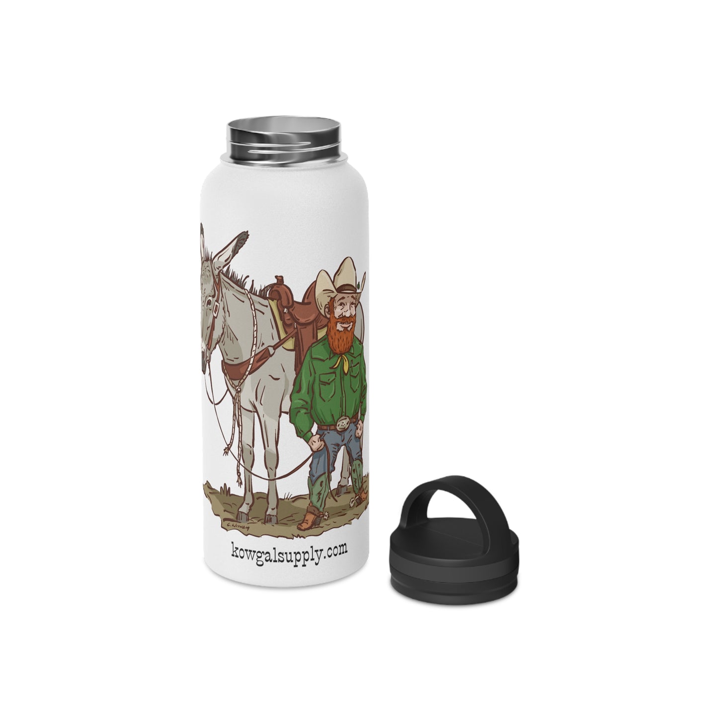Punch O'Malley Stainless Steel Water Bottle