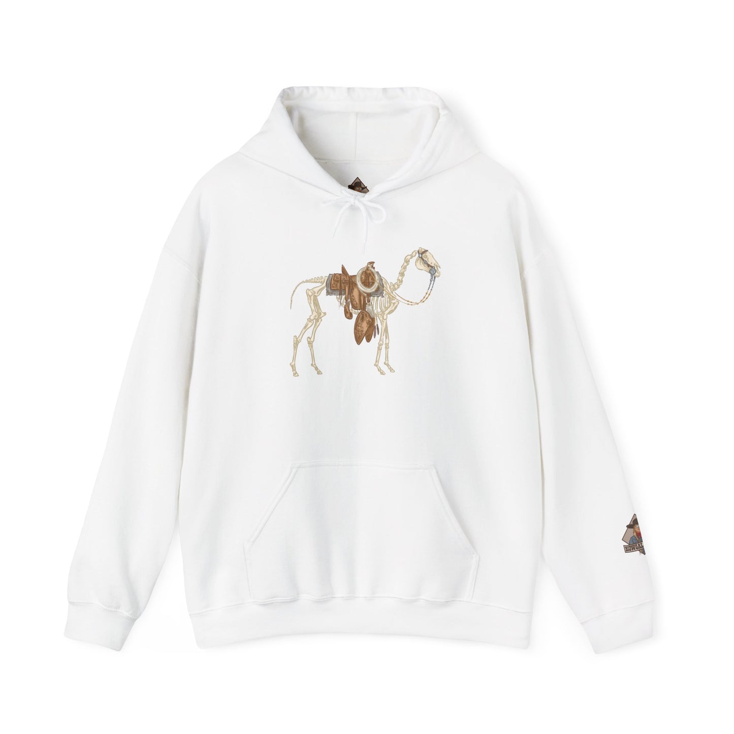 Bones Bridle Horse Fall Design, Cozy Fashion Sweatshirt for All Seasons, Perfect Gift for Animal Lovers, Casual Wear