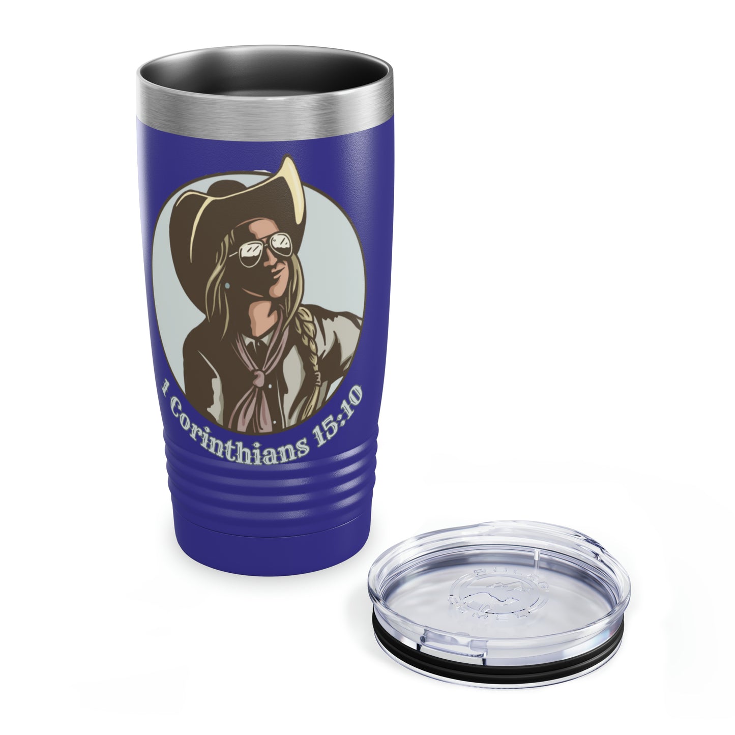 1 Cor 15:10, 20oz Polar Camel Travel Mug