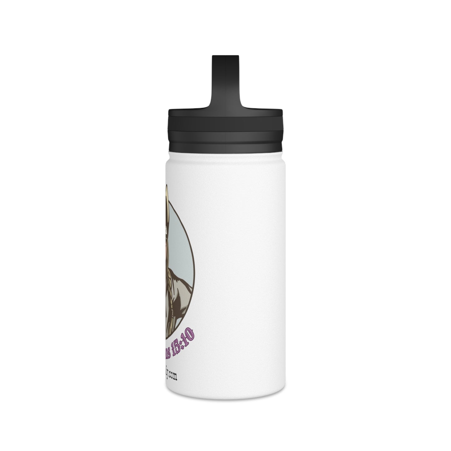 1 Cor 15:10 Stainless Steel Water Bottle