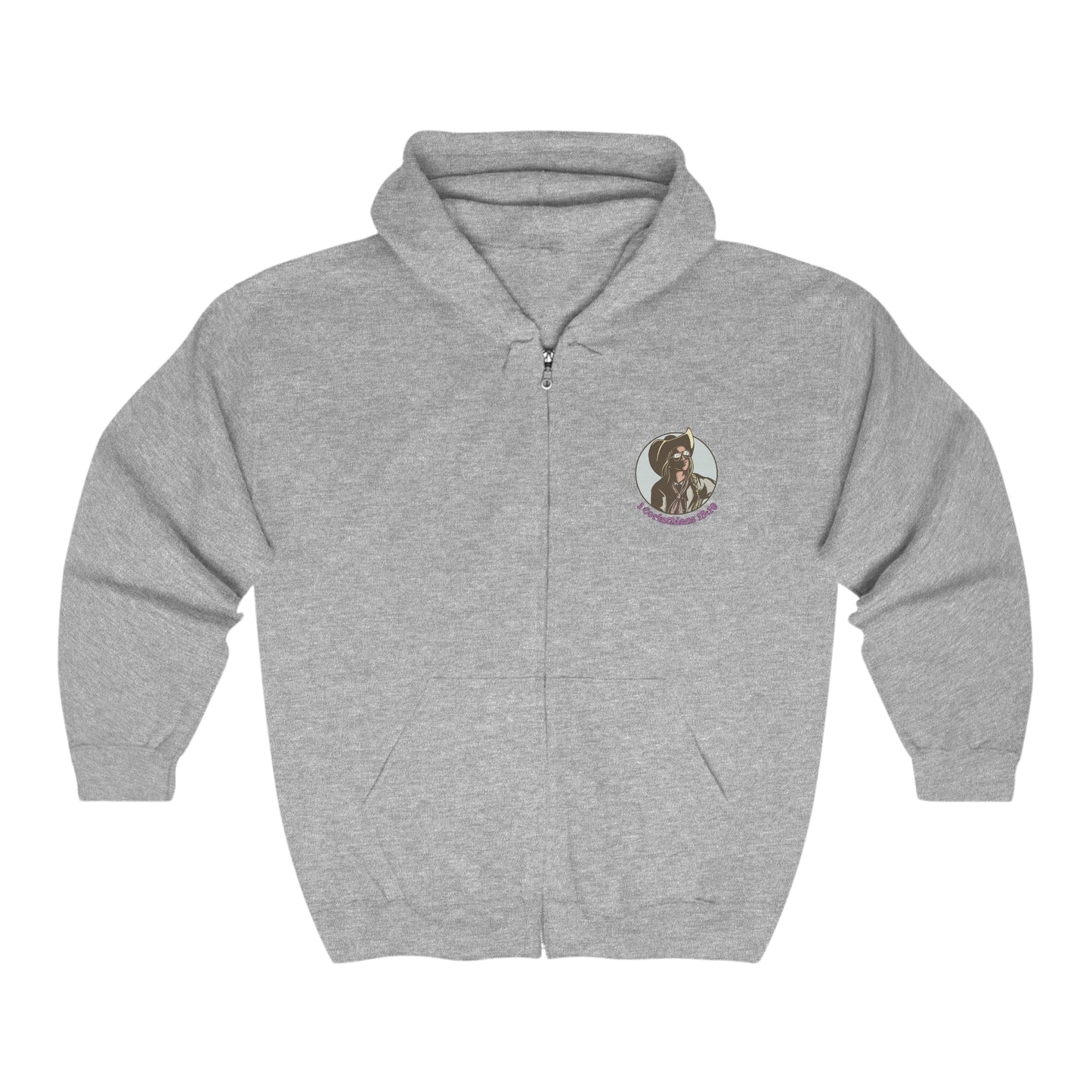 1 Cor 15:10 Zipper Hoodie