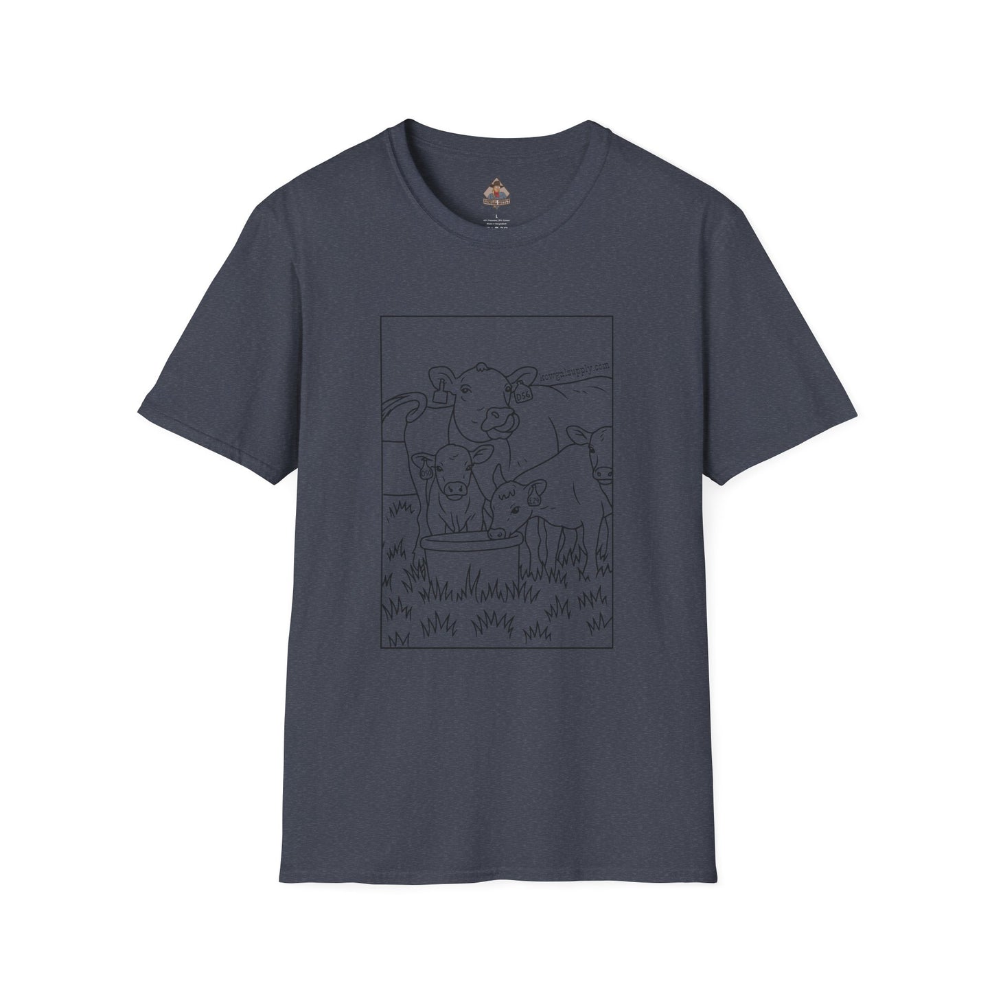 Mineral Lickin' Pairs, Softstyle Cow Tee