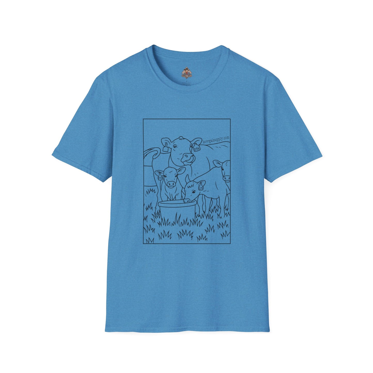 Mineral Lickin' Pairs, Softstyle Cow Tee