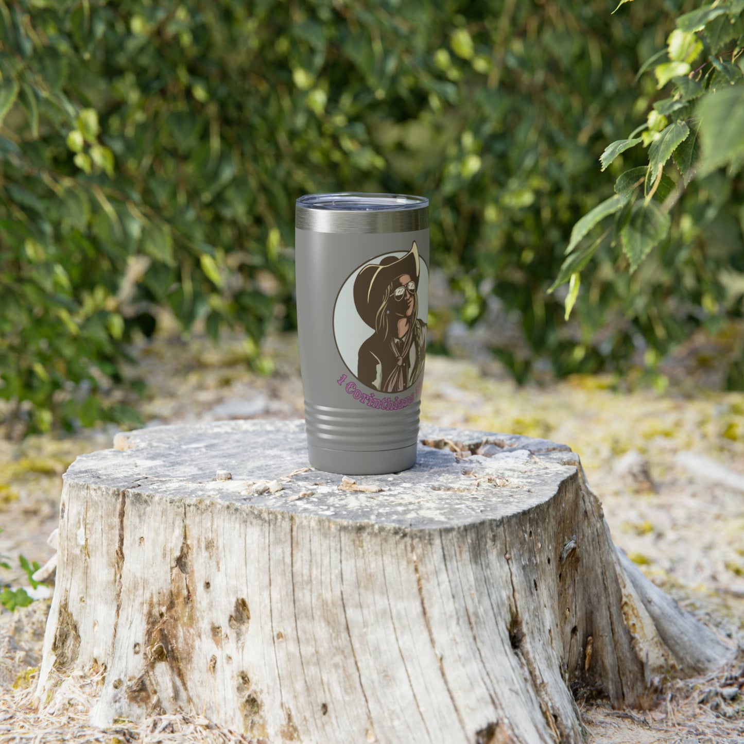 1 Cor 15:10, 20oz Polar Camel Travel Mug
