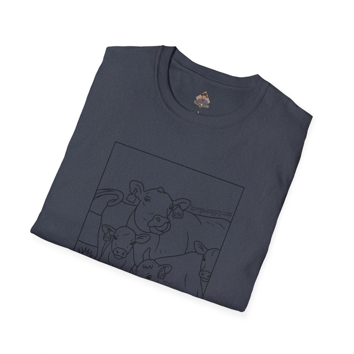 Mineral Lickin' Pairs, Softstyle Cow Tee