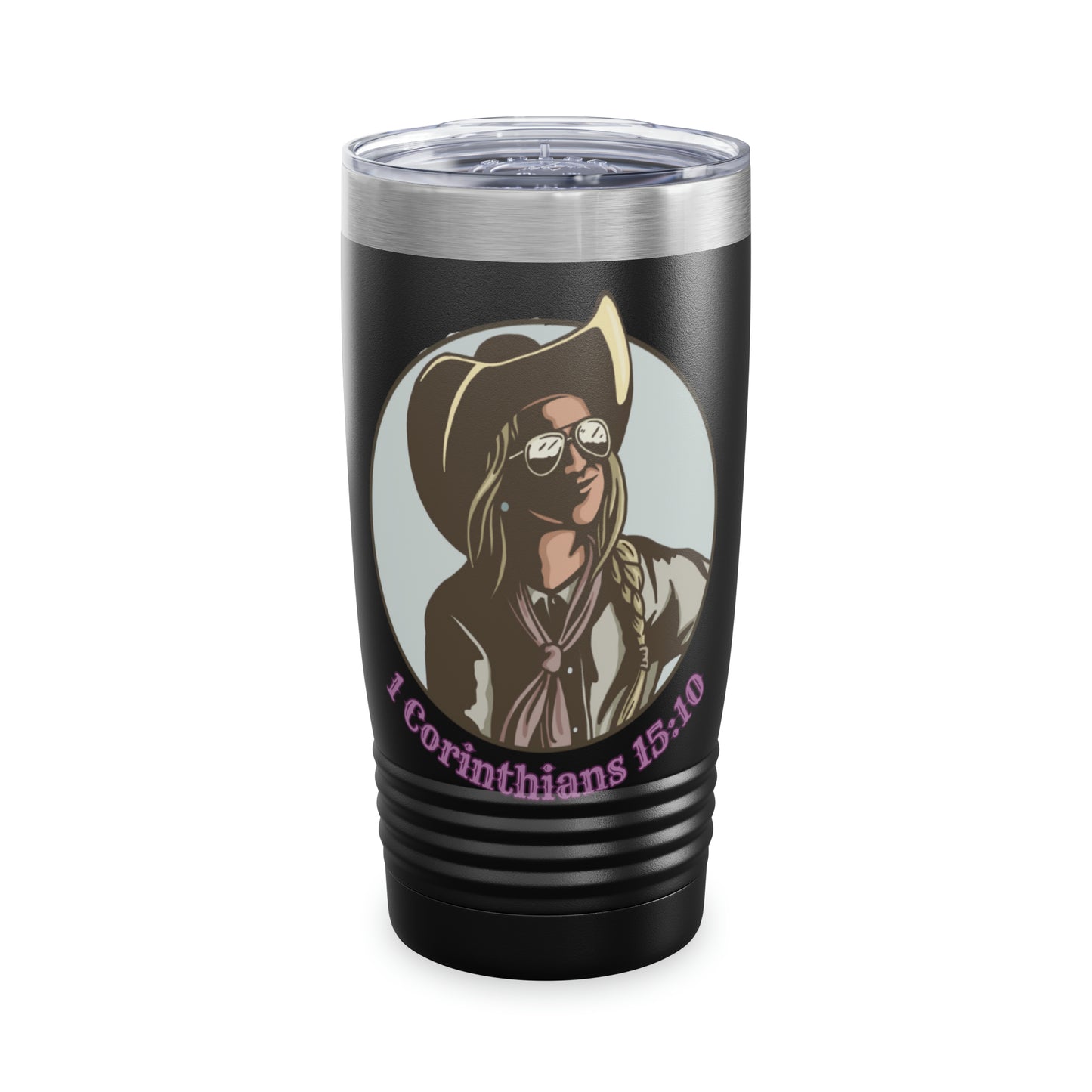 1 Cor 15:10, 20oz Polar Camel Travel Mug