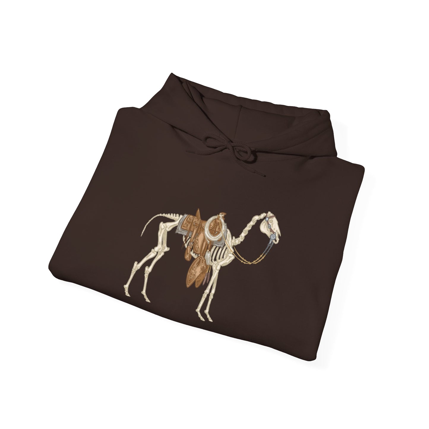 Bones Bridle Horse Fall Design, Cozy Fashion Sweatshirt for All Seasons, Perfect Gift for Animal Lovers, Casual Wear