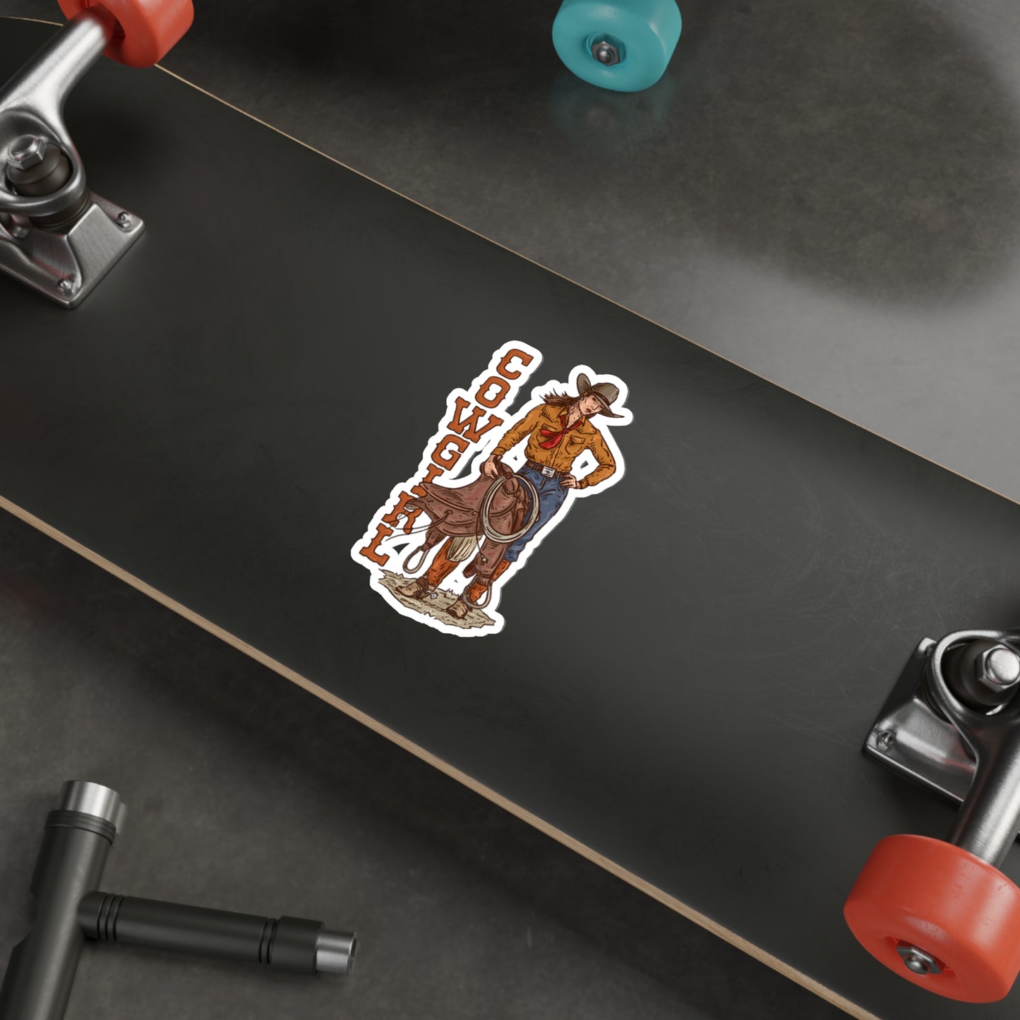Cowgirl Stickers