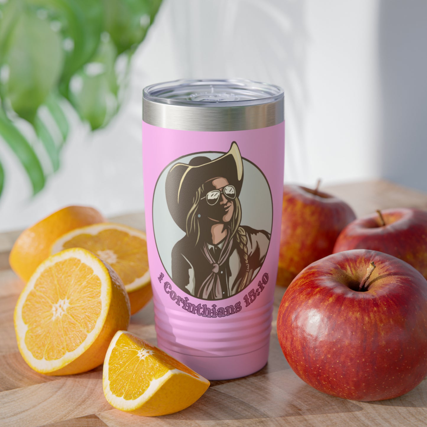 1 Cor 15:10, 20oz Polar Camel Travel Mug