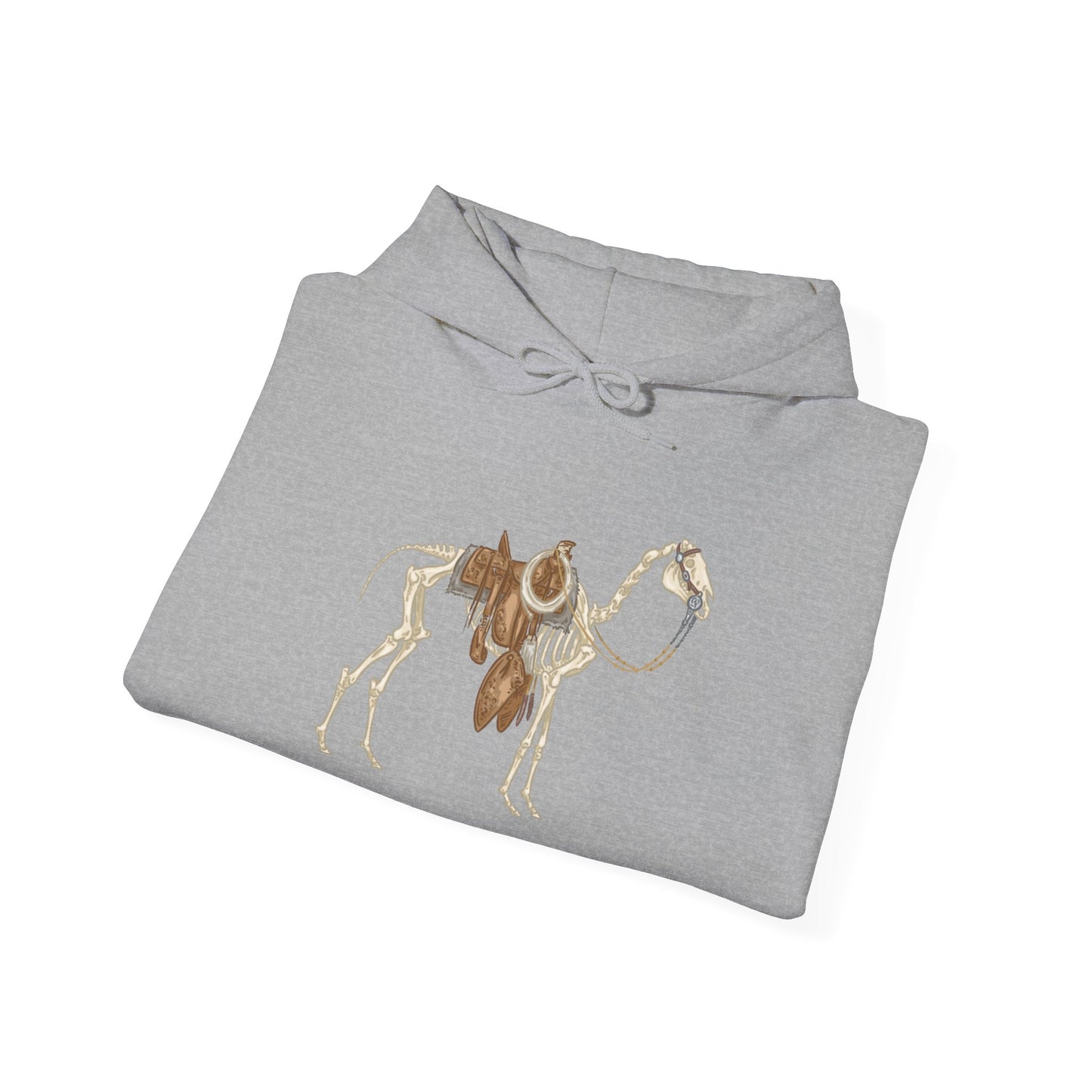 Bones Bridle Horse Fall Design, Cozy Fashion Sweatshirt for All Seasons, Perfect Gift for Animal Lovers, Casual Wear