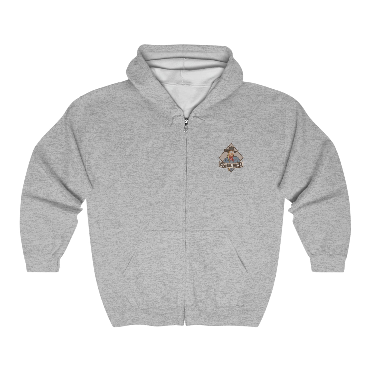 JTF Zipper Hoodie (logo front, art back)