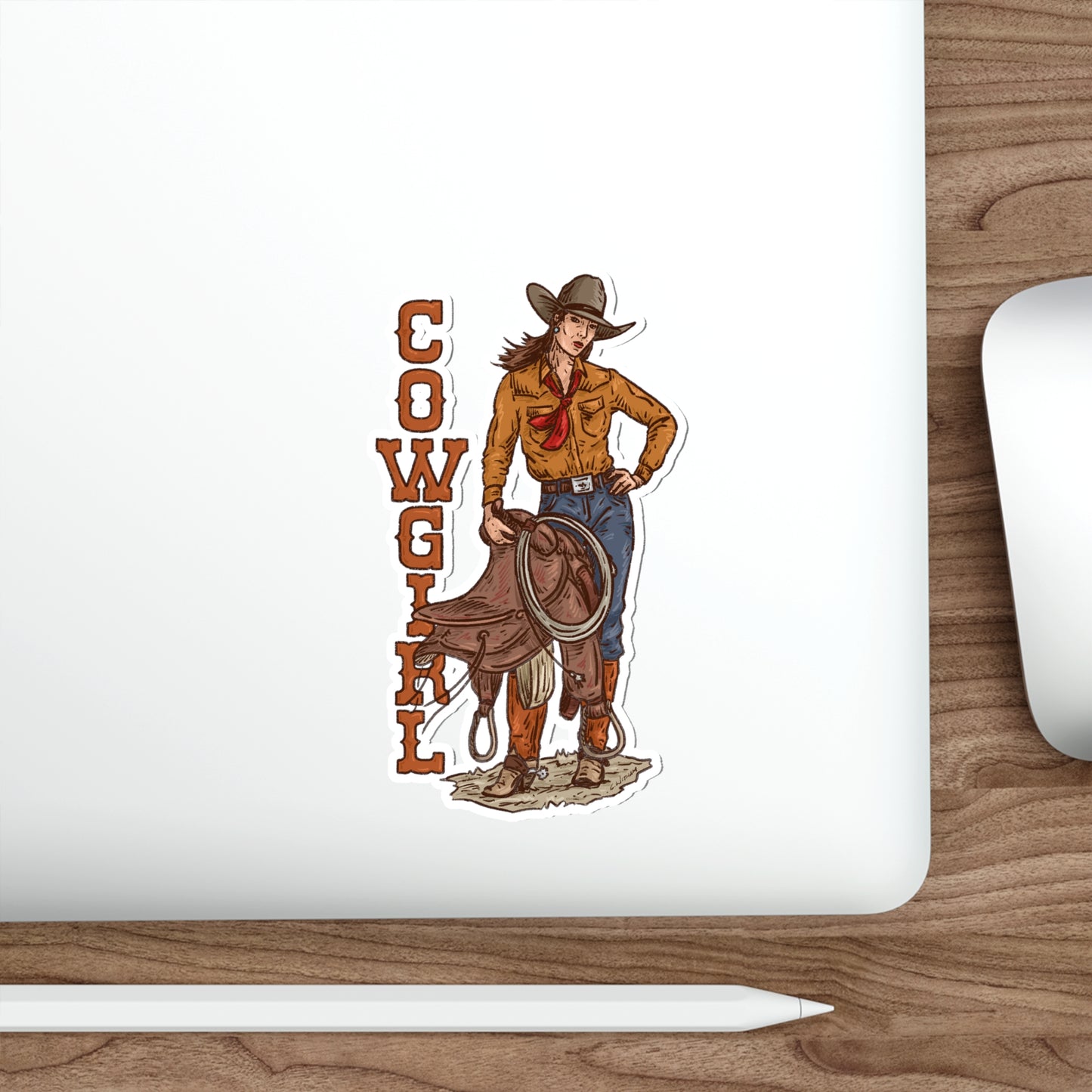 Cowgirl Stickers