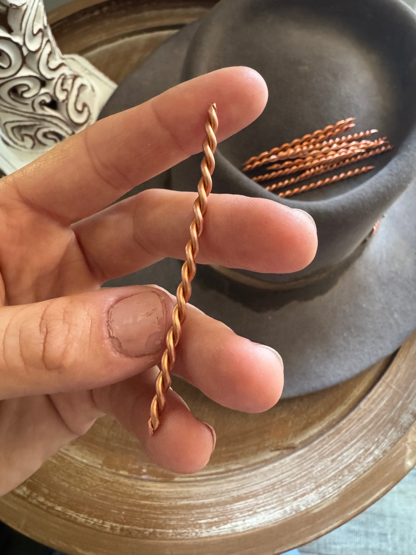 Cowboy Copper Toothpicks, Handmade