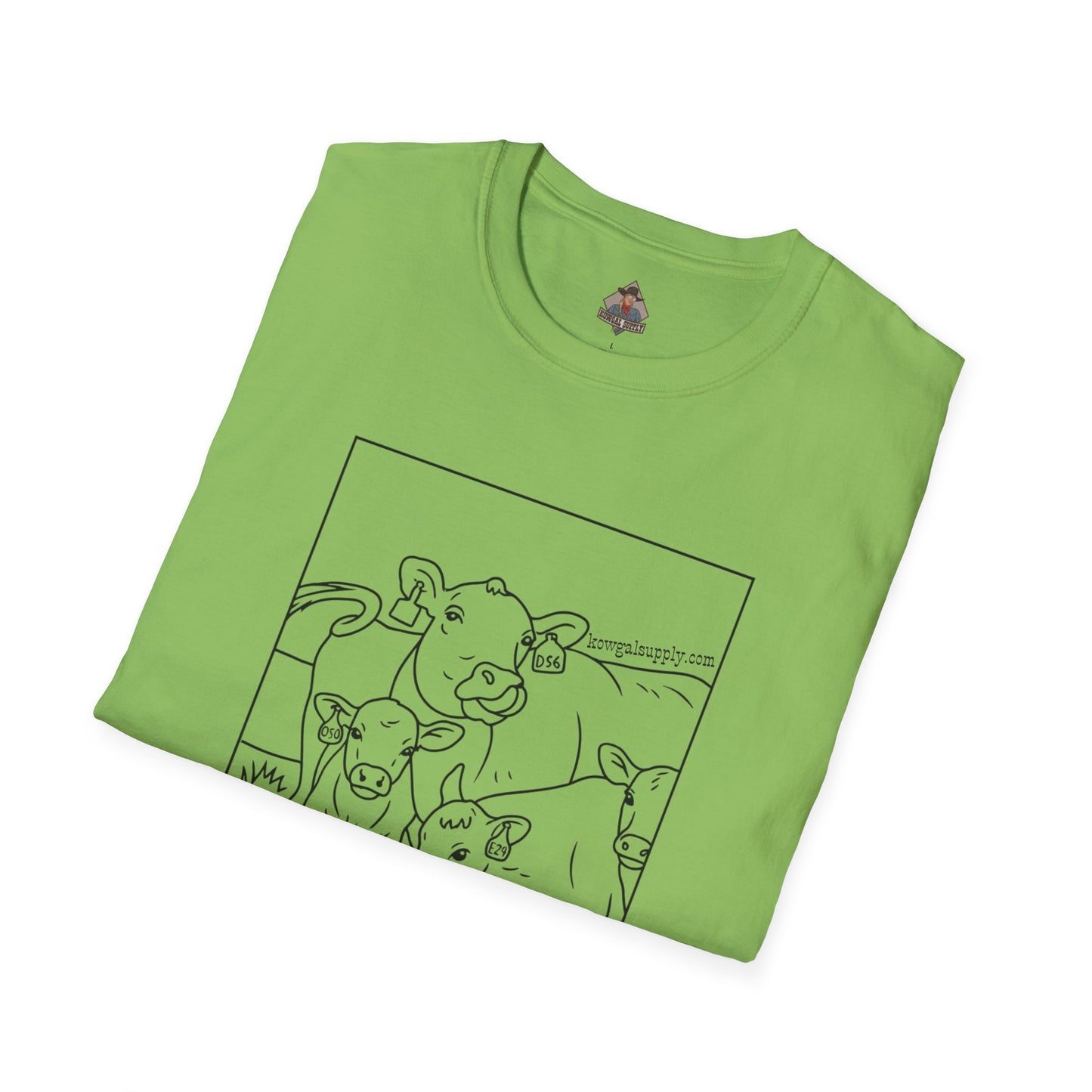 Mineral Lickin' Pairs, Softstyle Cow Tee