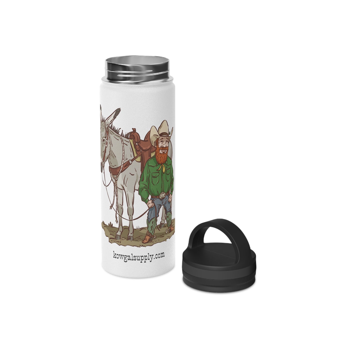 Punch O'Malley Stainless Steel Water Bottle