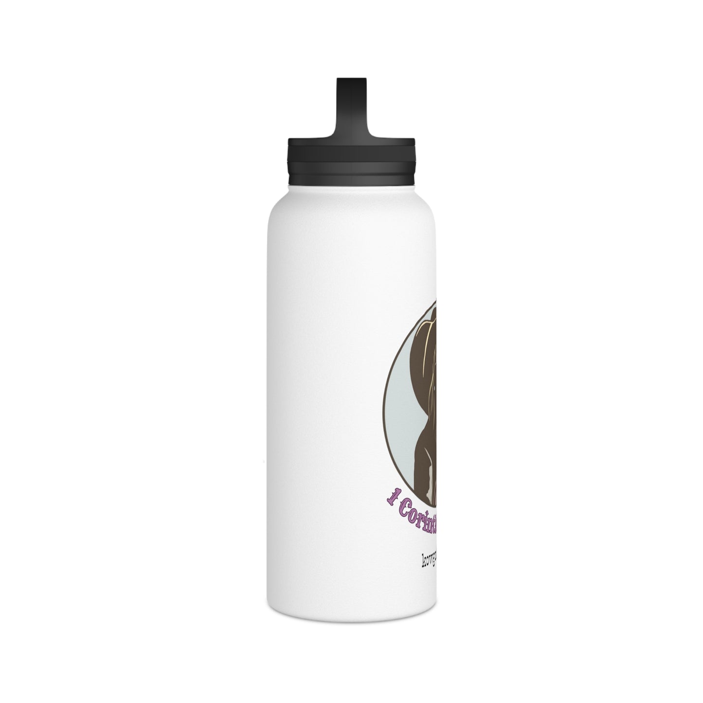 1 Cor 15:10 Stainless Steel Water Bottle