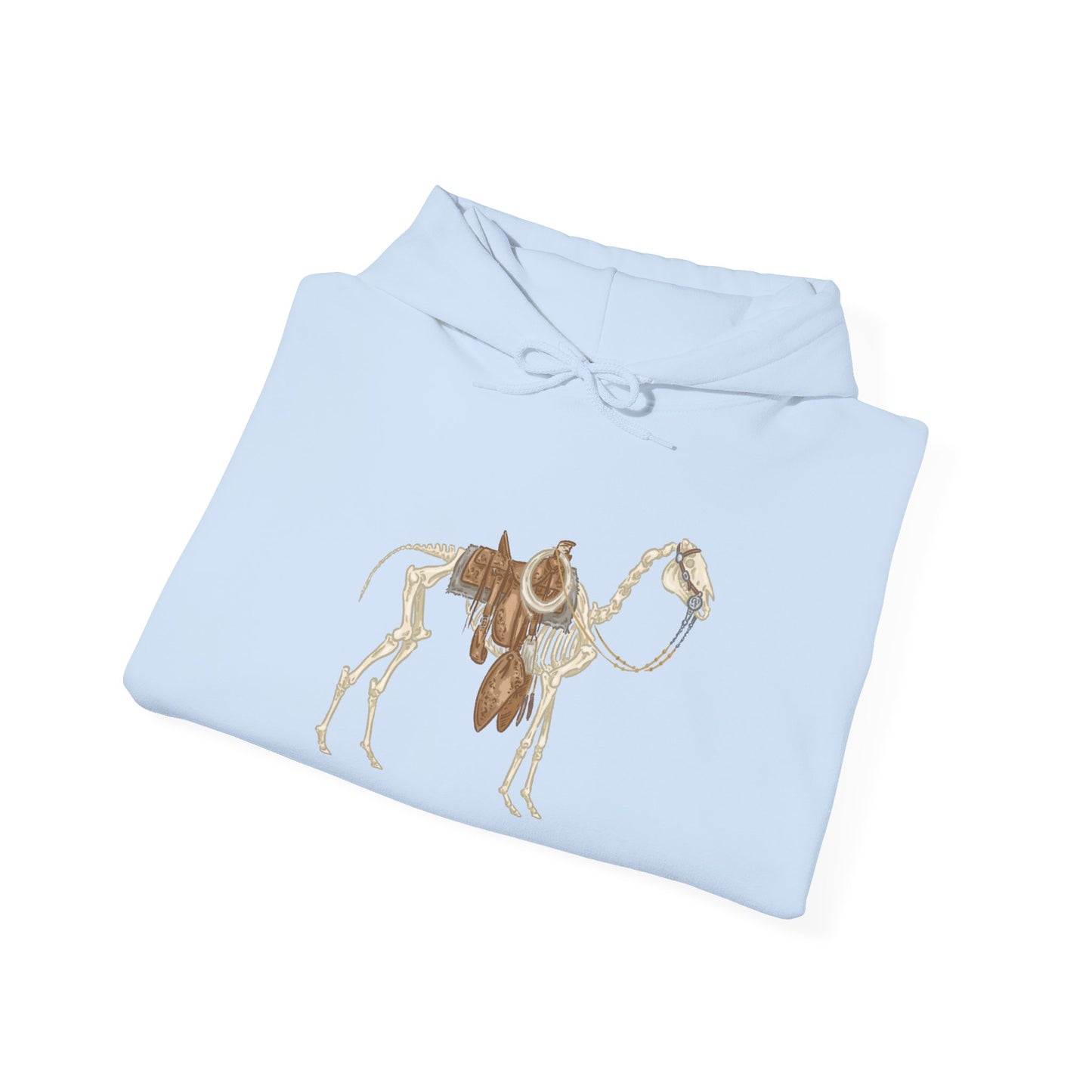 Bones Bridle Horse Fall Design, Cozy Fashion Sweatshirt for All Seasons, Perfect Gift for Animal Lovers, Casual Wear
