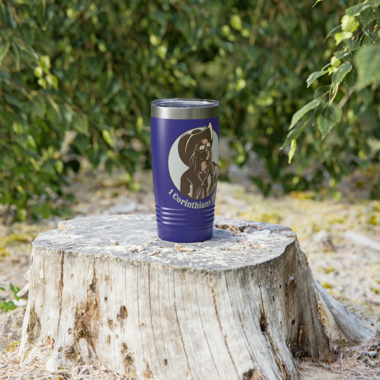 1 Cor 15:10, 20oz Polar Camel Travel Mug