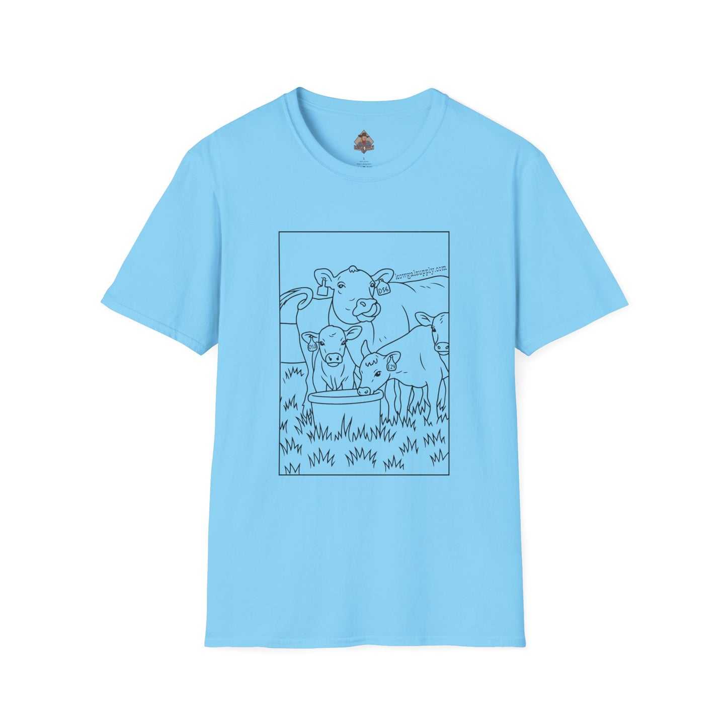Mineral Lickin' Pairs, Softstyle Cow Tee