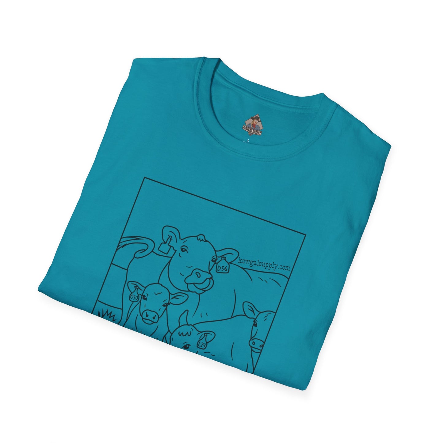 Mineral Lickin' Pairs, Softstyle Cow Tee