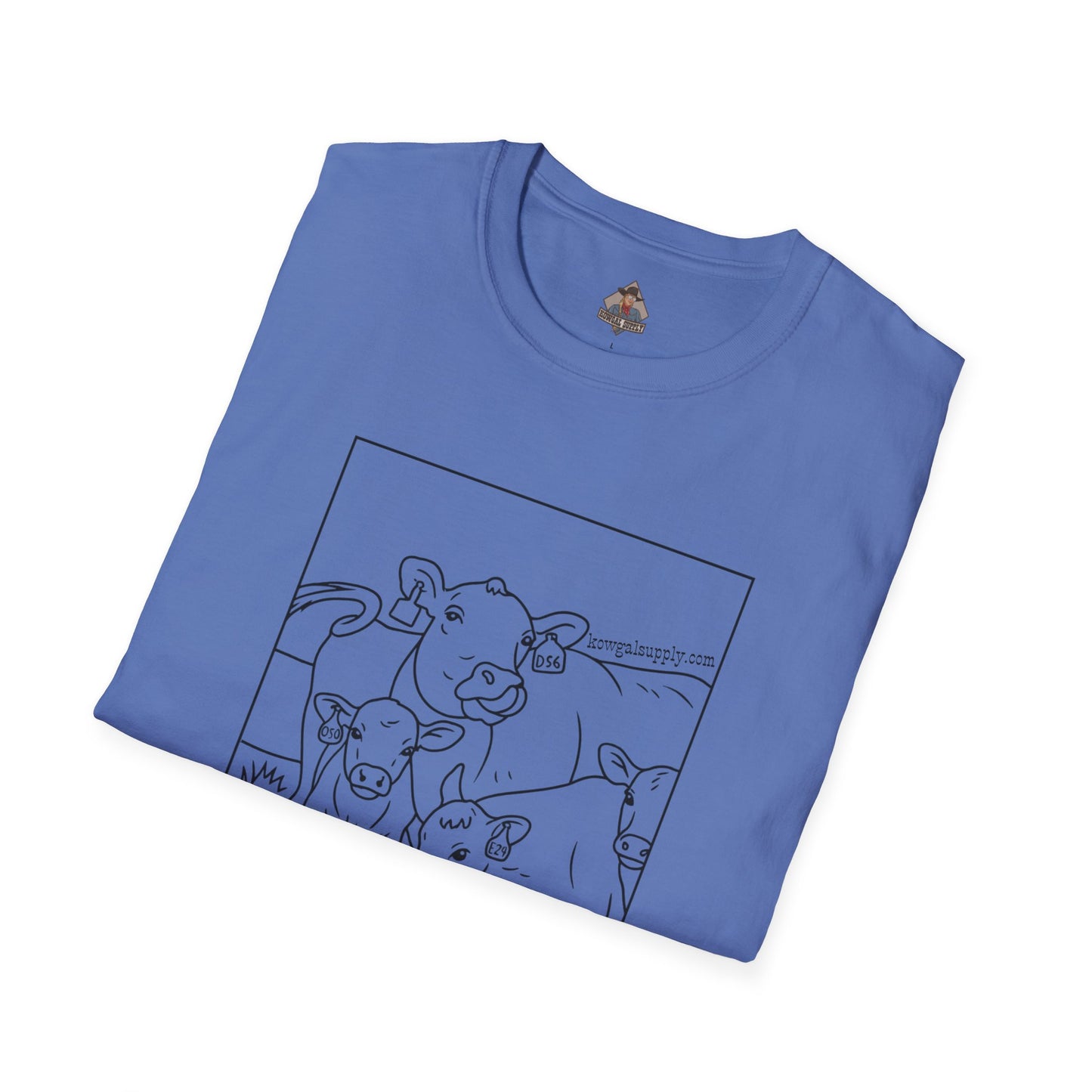 Mineral Lickin' Pairs, Softstyle Cow Tee