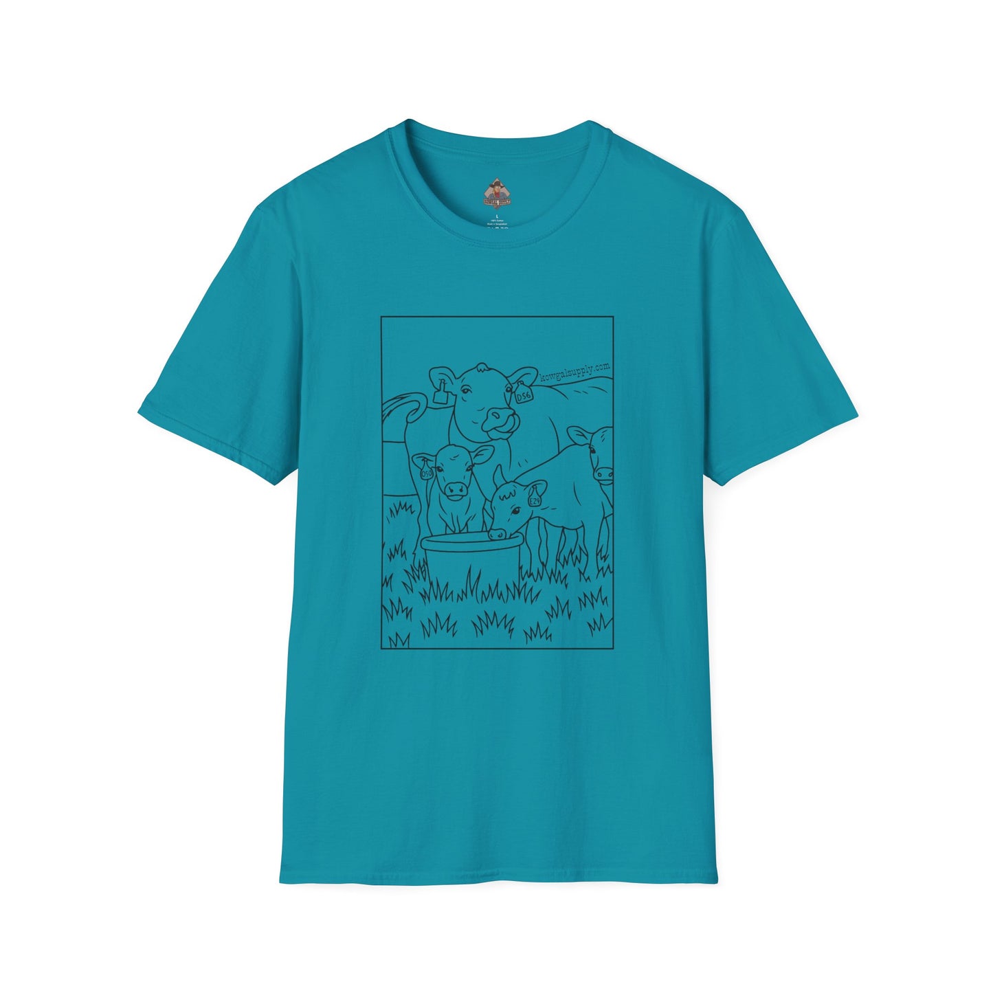 Mineral Lickin' Pairs, Softstyle Cow Tee