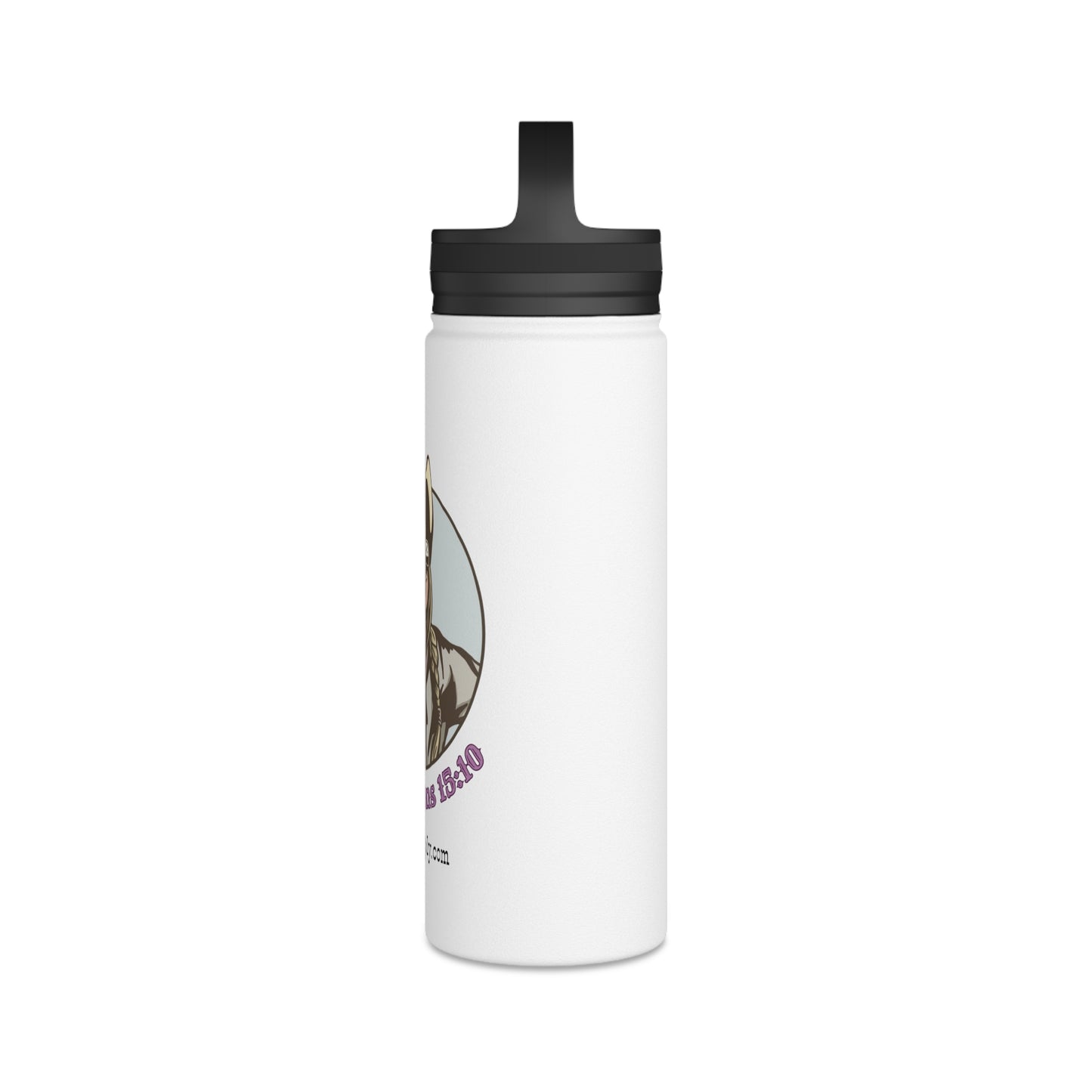 1 Cor 15:10 Stainless Steel Water Bottle