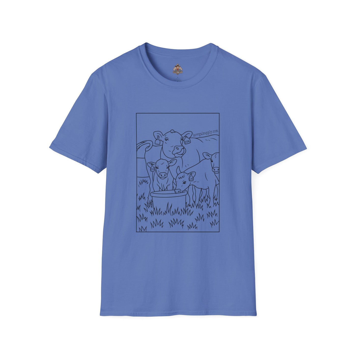 Mineral Lickin' Pairs, Softstyle Cow Tee