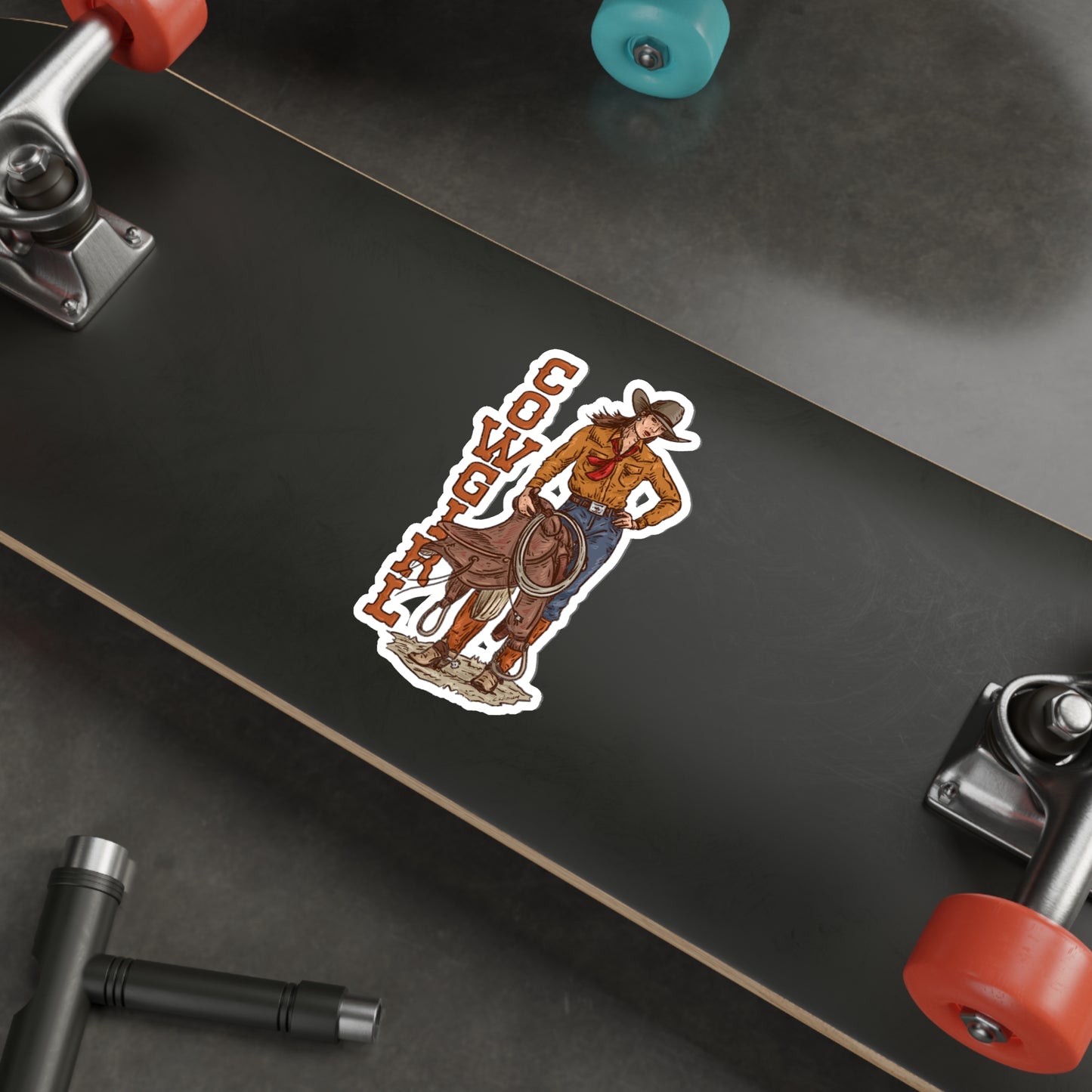 Cowgirl Stickers
