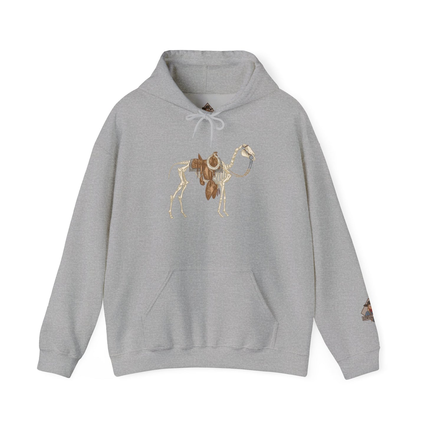 Bones Bridle Horse Fall Design, Cozy Fashion Sweatshirt for All Seasons, Perfect Gift for Animal Lovers, Casual Wear