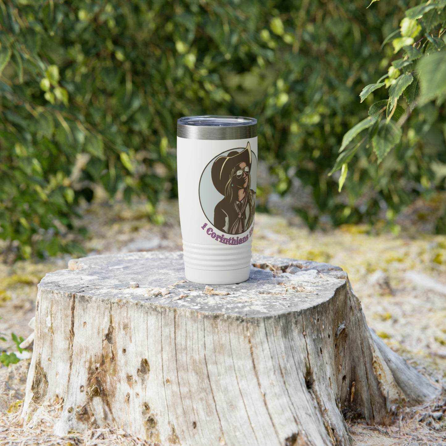1 Cor 15:10, 20oz Polar Camel Travel Mug
