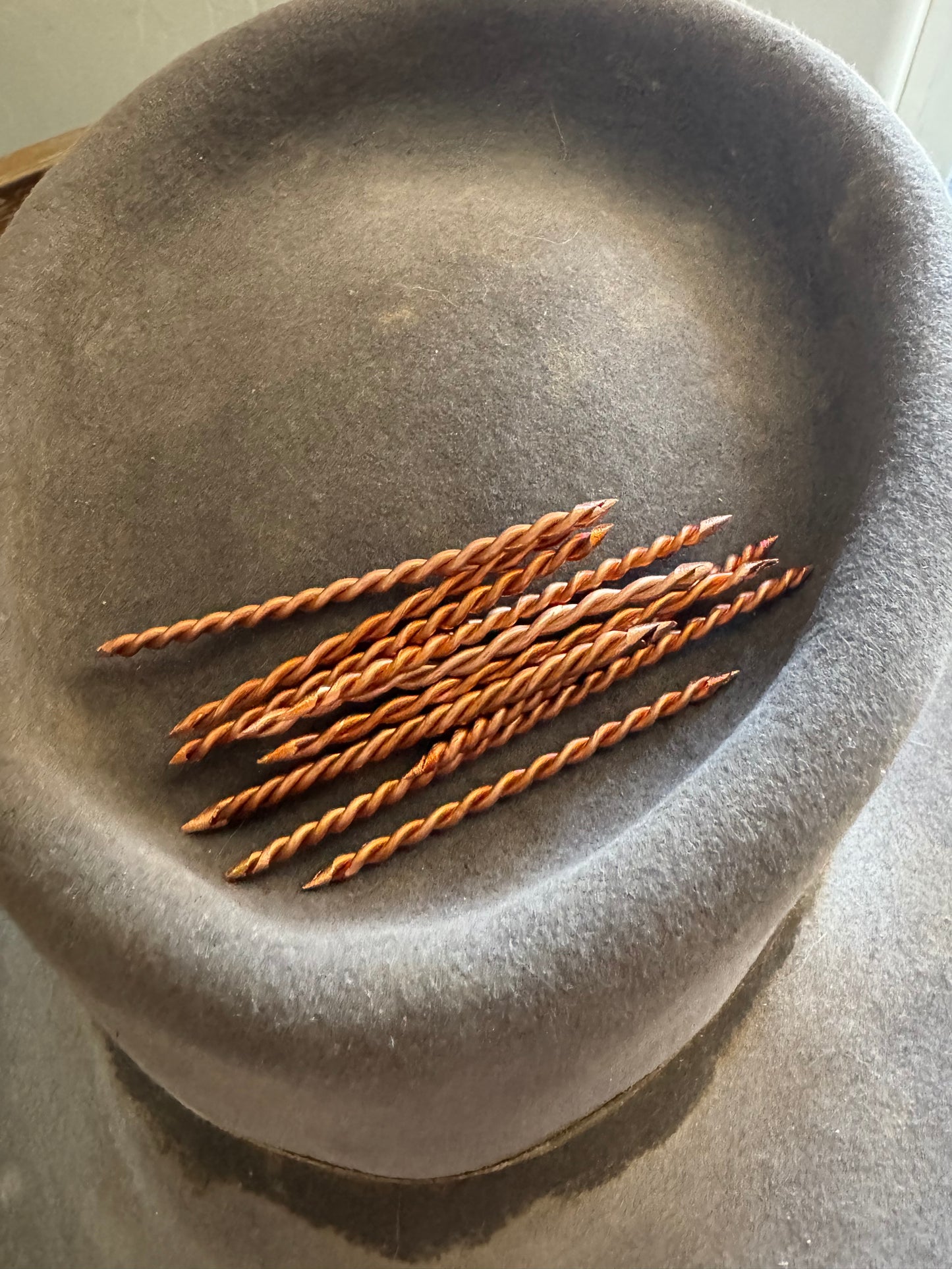 Cowboy Copper Toothpicks, Handmade