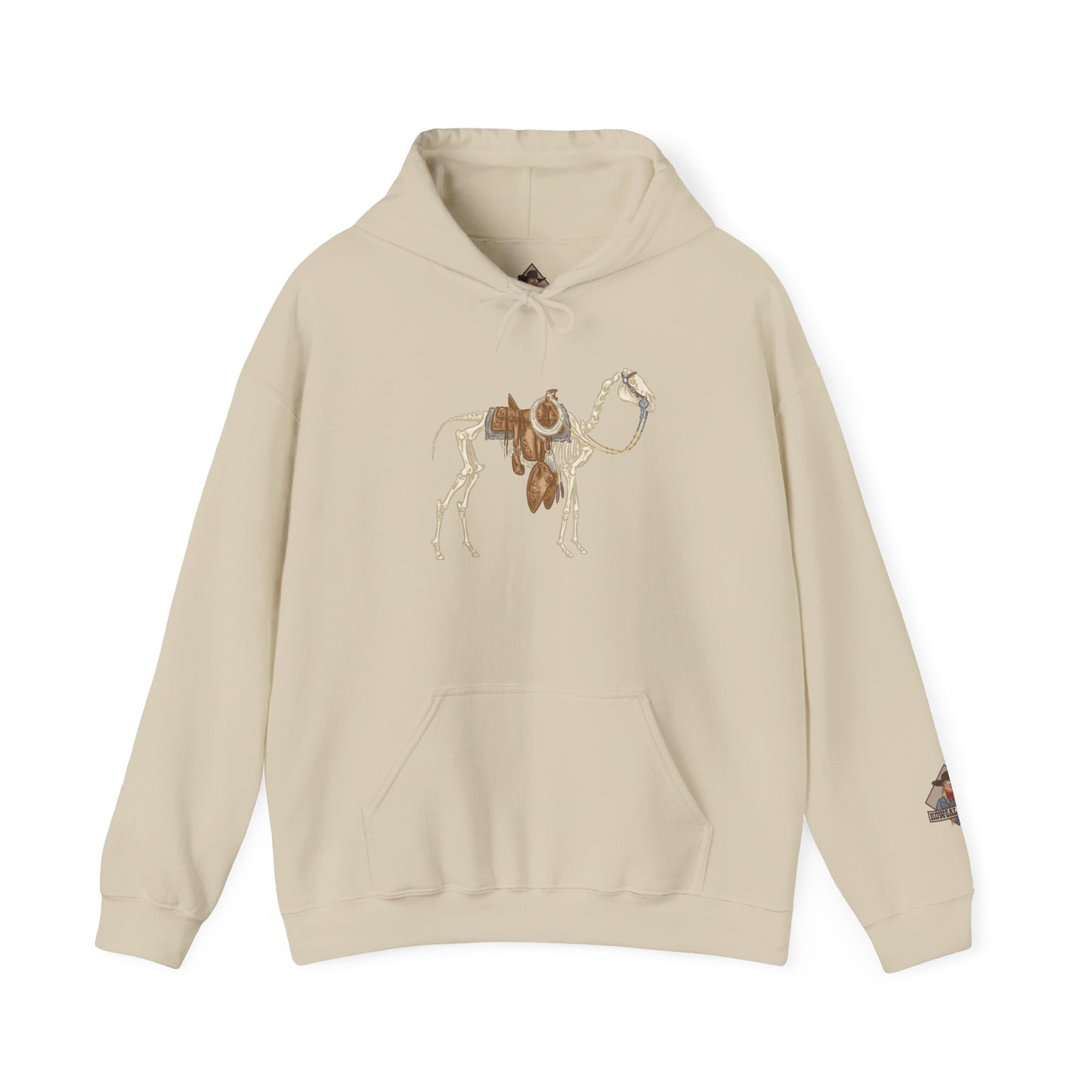 Bones Bridle Horse Fall Design, Cozy Fashion Sweatshirt for All Seasons, Perfect Gift for Animal Lovers, Casual Wear