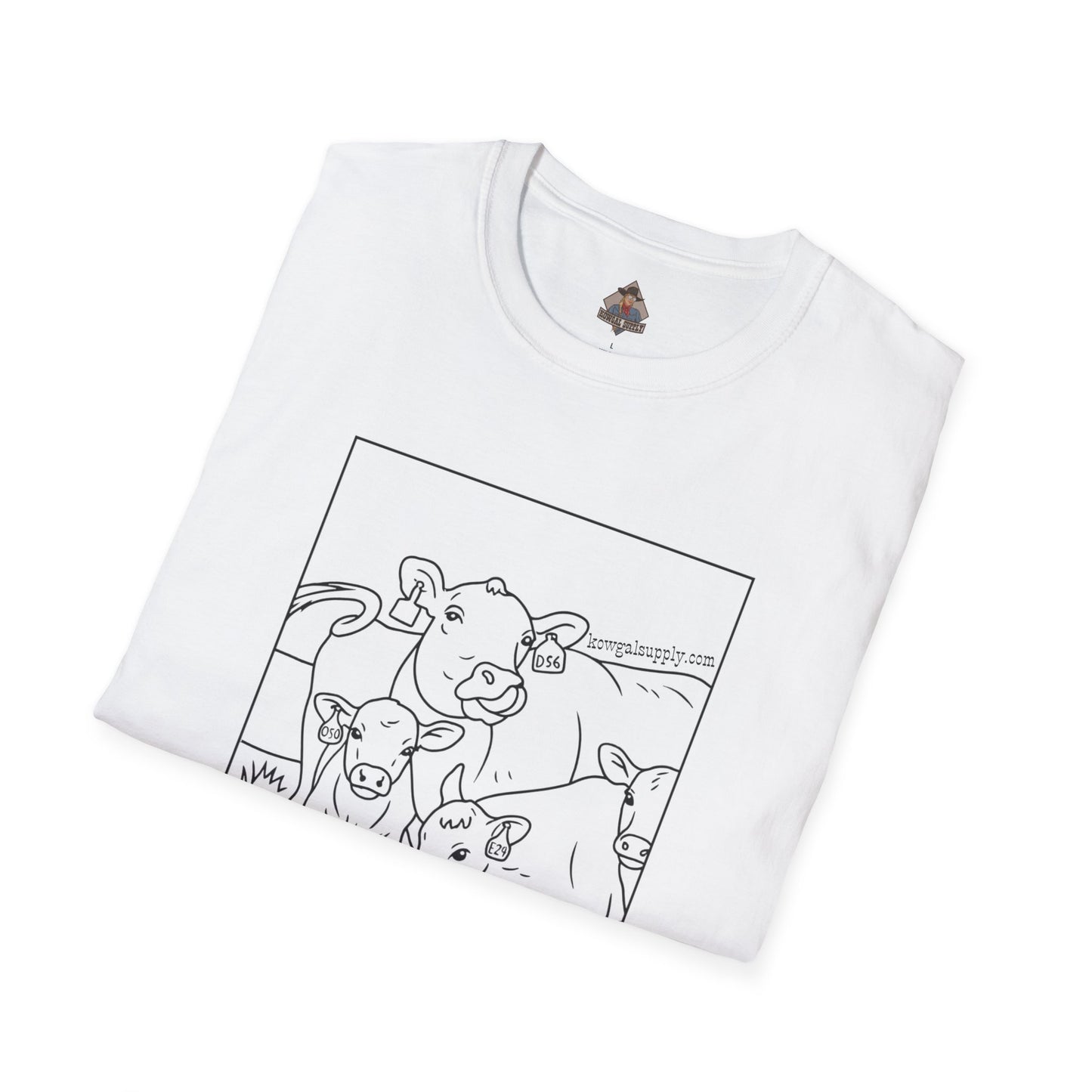 Mineral Lickin' Pairs, Softstyle Cow Tee