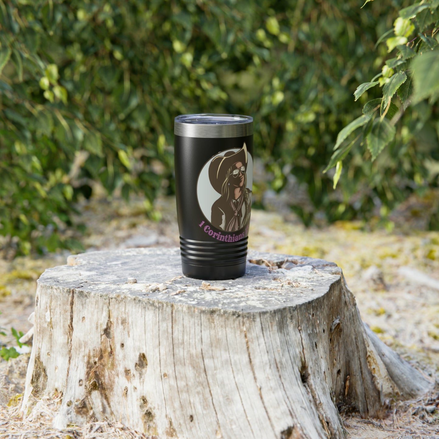 1 Cor 15:10, 20oz Polar Camel Travel Mug