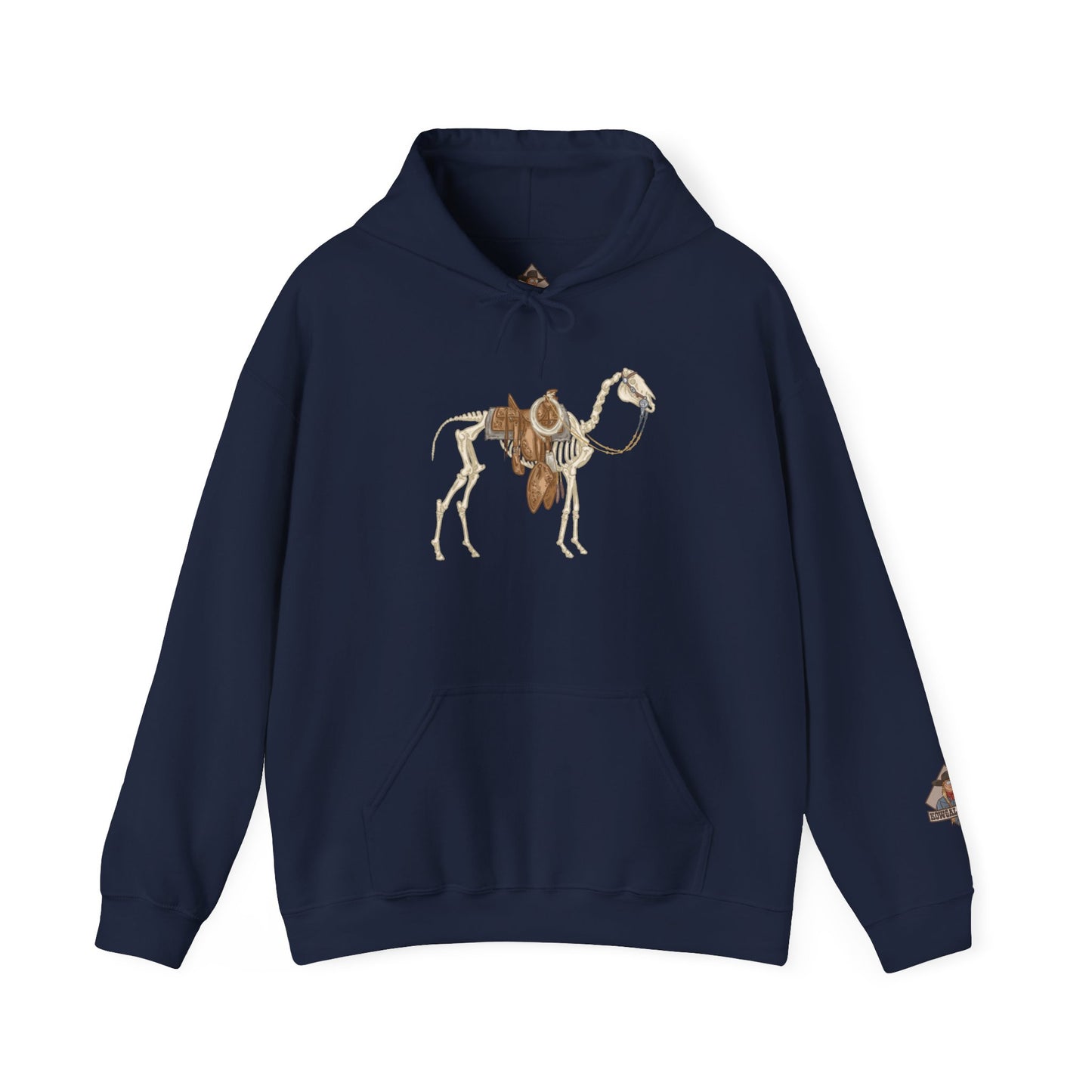 Bones Bridle Horse Fall Design, Cozy Fashion Sweatshirt for All Seasons, Perfect Gift for Animal Lovers, Casual Wear