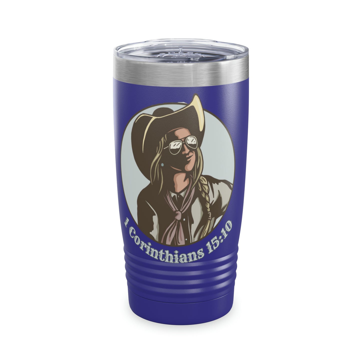1 Cor 15:10, 20oz Polar Camel Travel Mug