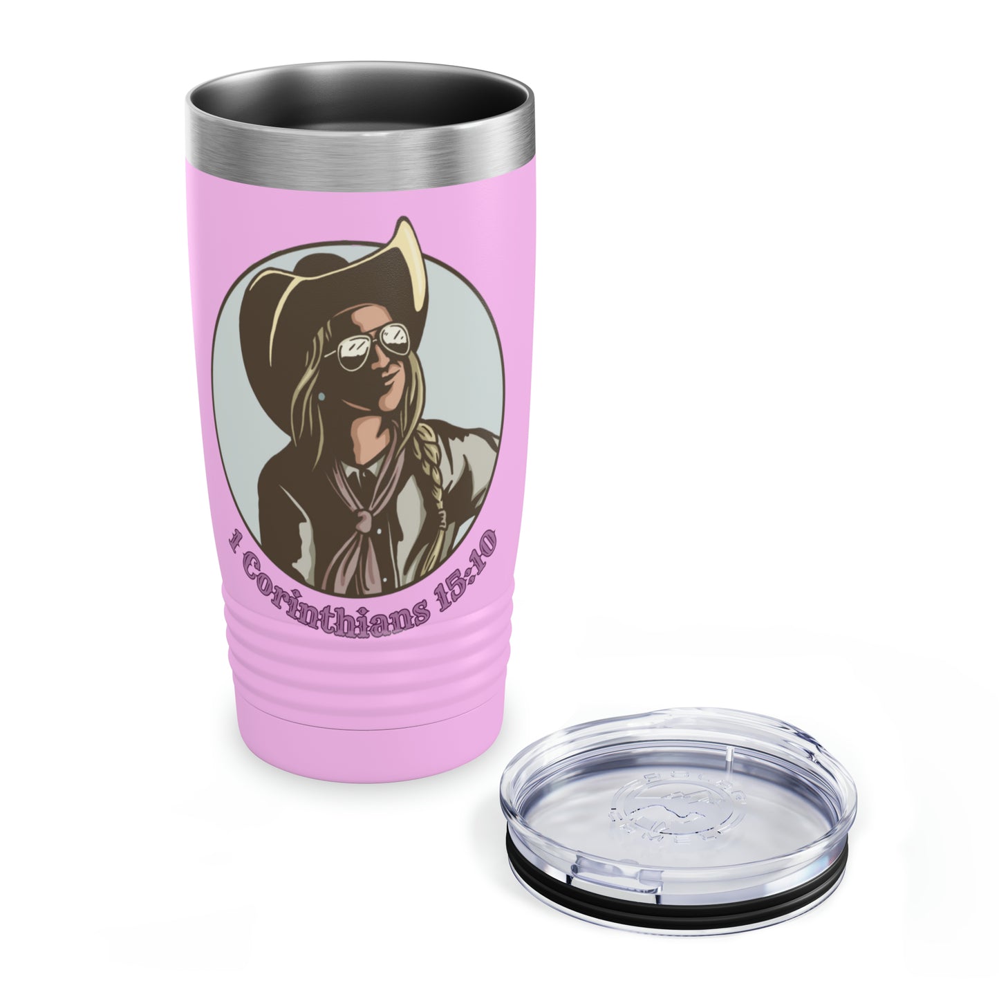 1 Cor 15:10, 20oz Polar Camel Travel Mug