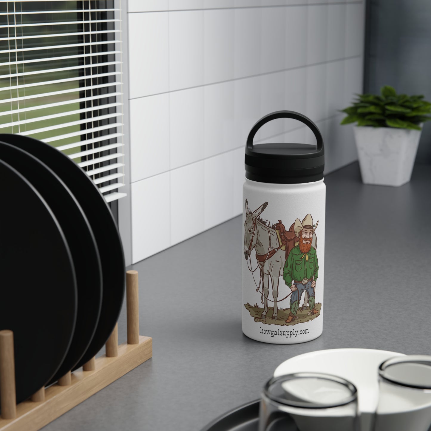 Punch O'Malley Stainless Steel Water Bottle